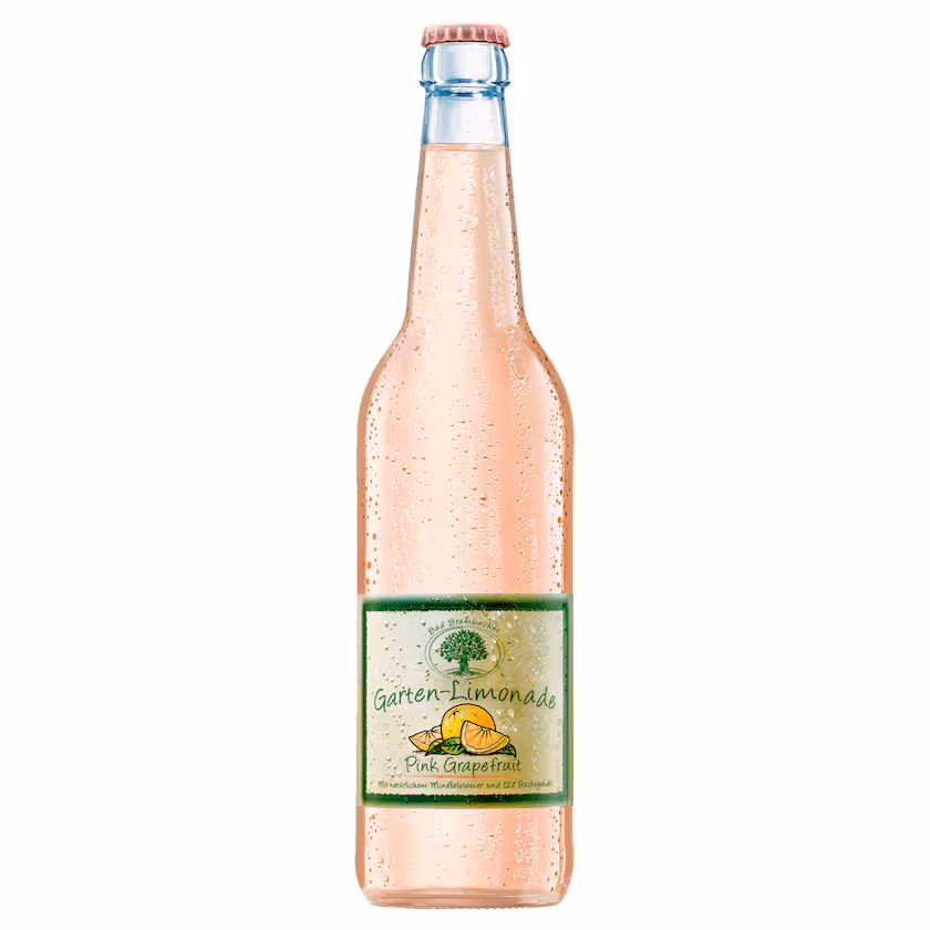 Bad Brambacher Garten-Limonade Pink Grapefruit 0,5l MEHRWEG