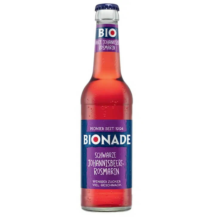 Bionade Bio Johannisbeere Rosmarin 0,33l MEHRWEG