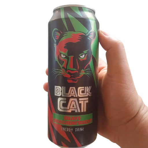 Black Cat Guave-Drachenfrucht 0,5l EINWEG