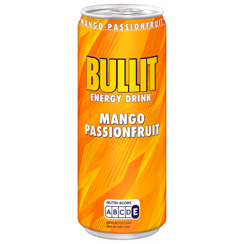 Bullit Energy Drink Mango-Passionfruit 0,33l EINWEG