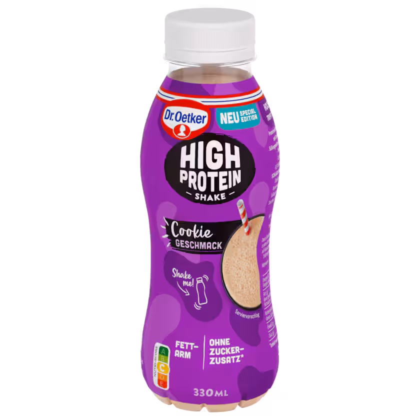 Dr. Oetker High Protein Shake Cookie-Geschmack 0,33l EINWEG