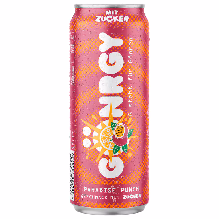 Gönrgy Paradise-Punch mit Zucker 0,5l EINWEG