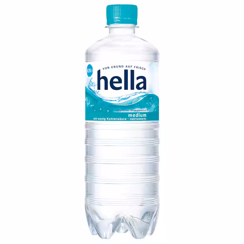Hella Mineralwasser Medium 0,75l EINWEG
