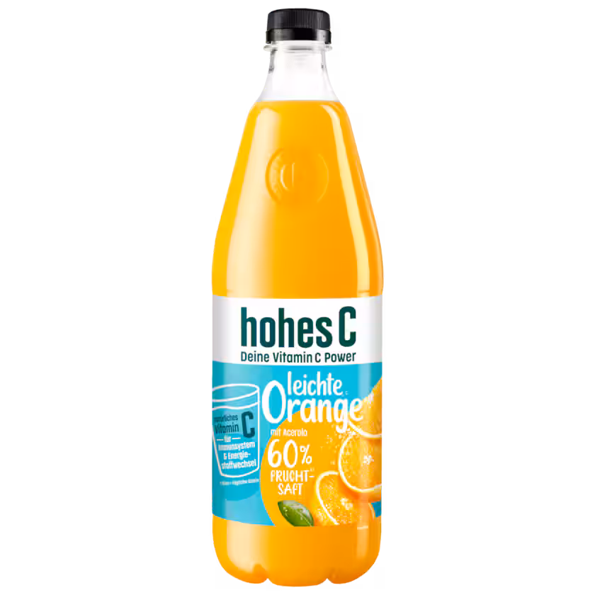 hohes C Direkt leichte Orange 1,0 EINWEG