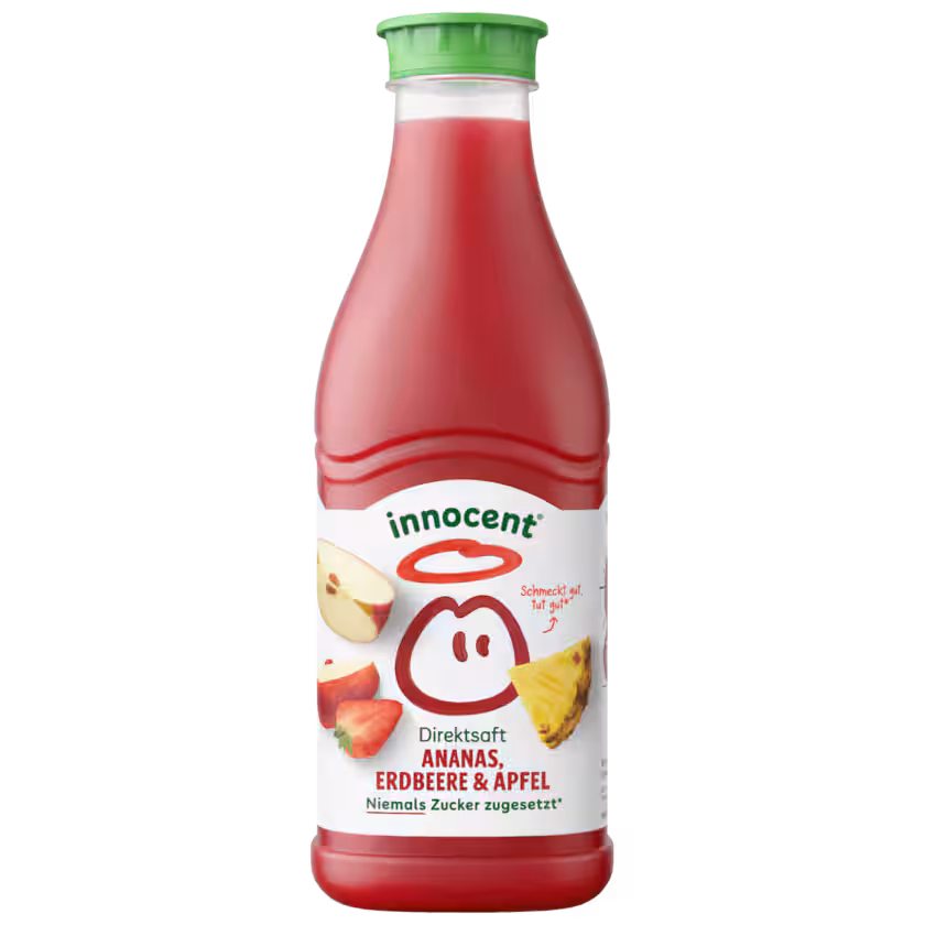 Innocent Direktsaft Ananas Erdbeere & Apfel 0,9l EINWEG