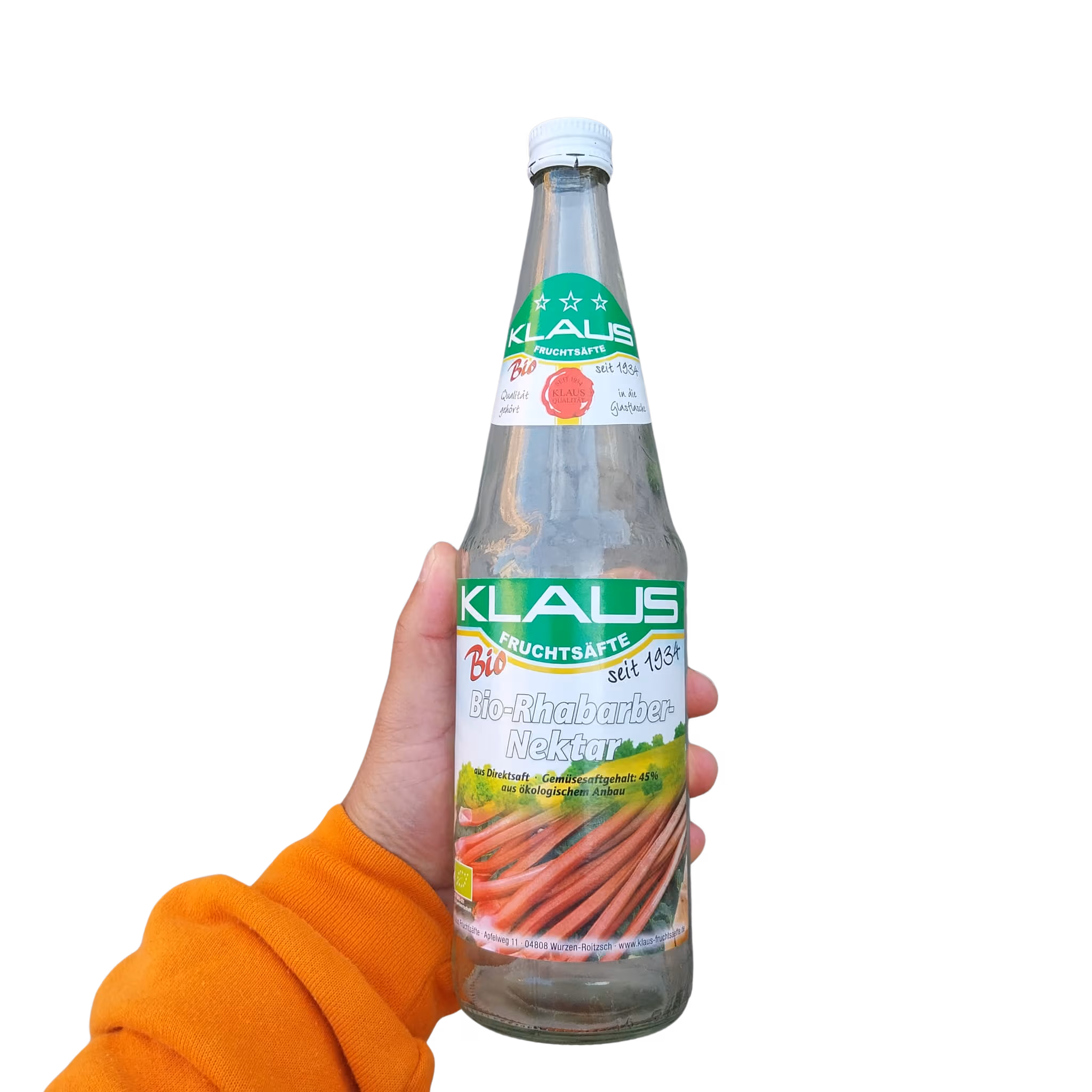 Klaus Bio-Rhabarber-Nektar 0,7l MEHRWEG