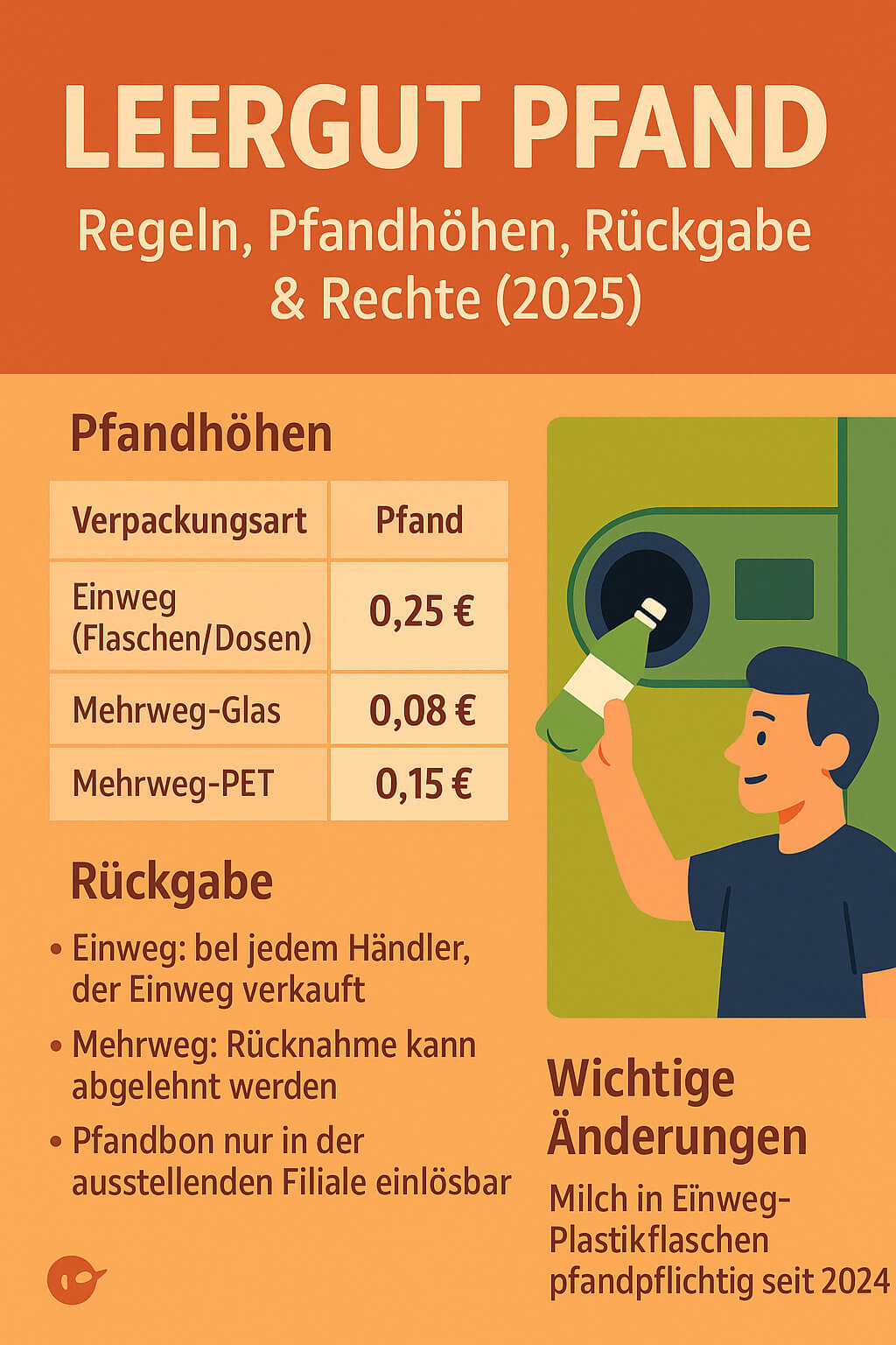 Leergut: Pfand, Rechte und Pflichten – Übersicht
