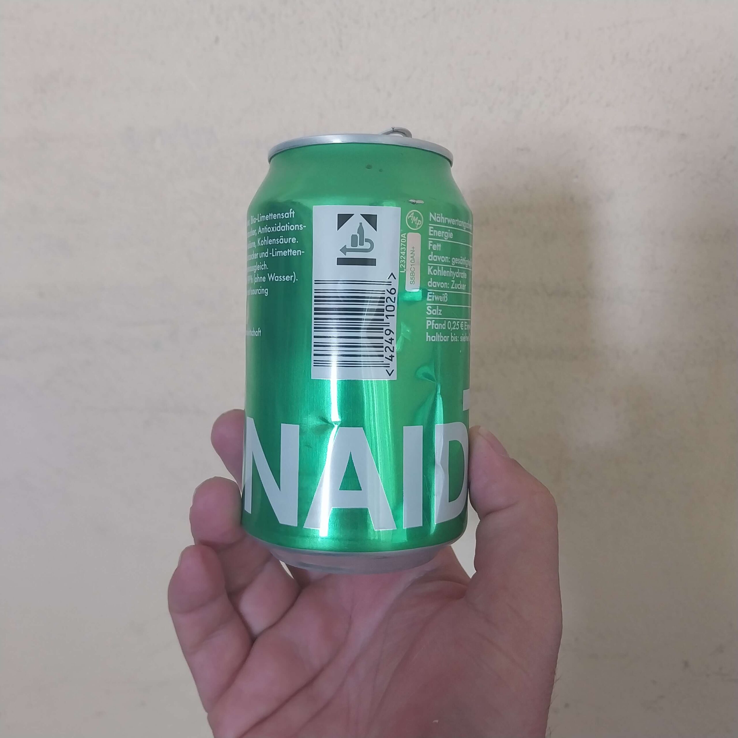 LemonAid Bio Limette 0,33l EINWEG