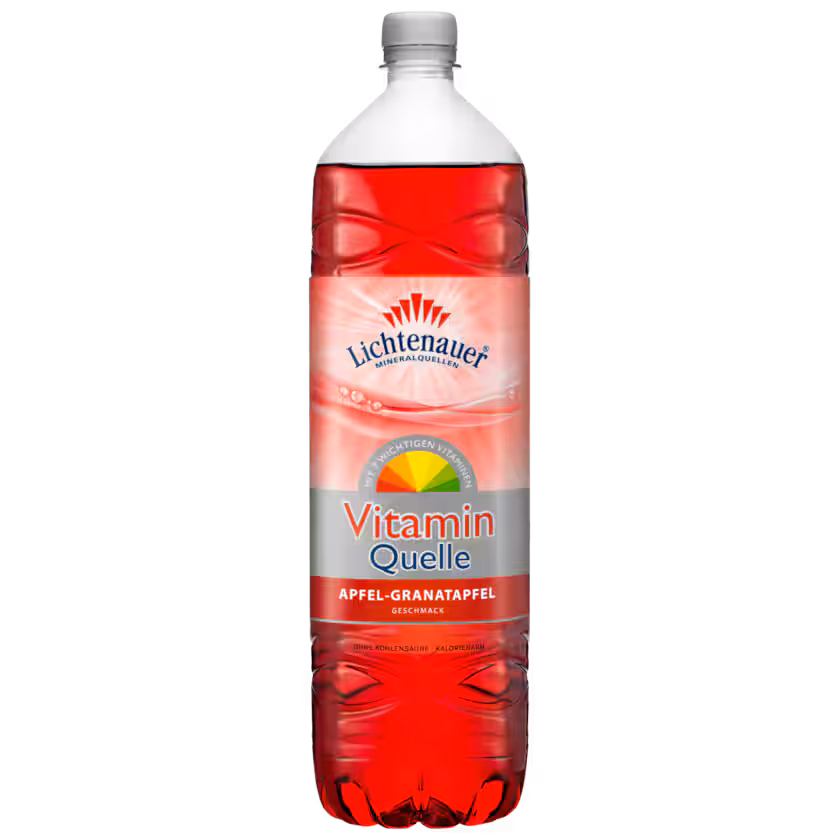 Lichtenauer Vitamim Quelle Apfel-Granatapfel1,5l EINWEG