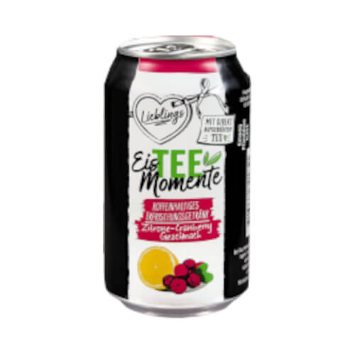 Lieblings Eistee Zitrone-Cranberry 0,33l EINWEG