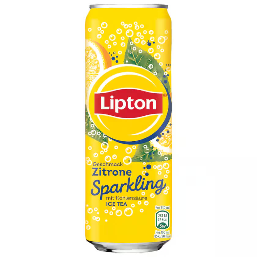 Lipton Sparkling Ice Tea Zitrone 0,33l EINWEG