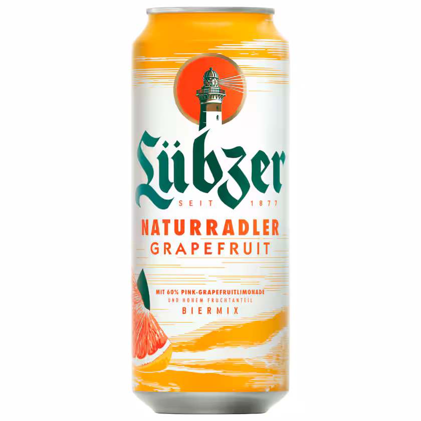 Lübzer Naturradler Grapefruit 0,5l EINWEG