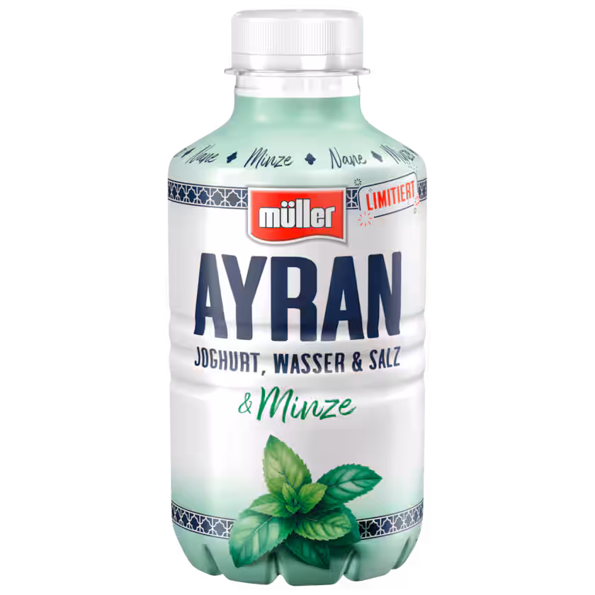 Müller Limitiert Ayran & Minze 500ml EINWEG