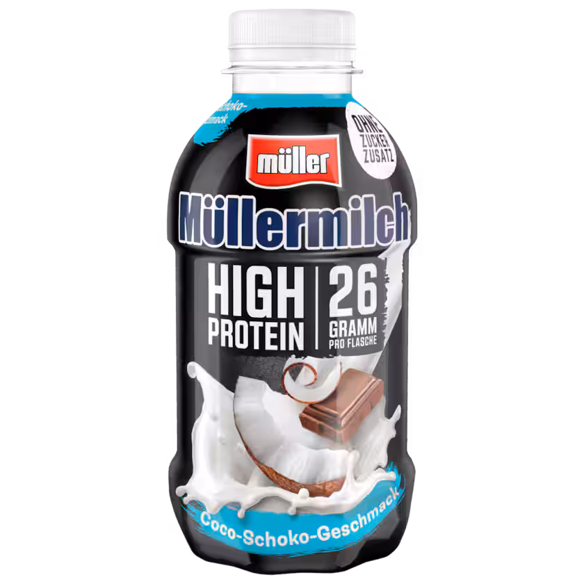 Müllermilch High Protein Coco-Schoko 0,4l EINWEG