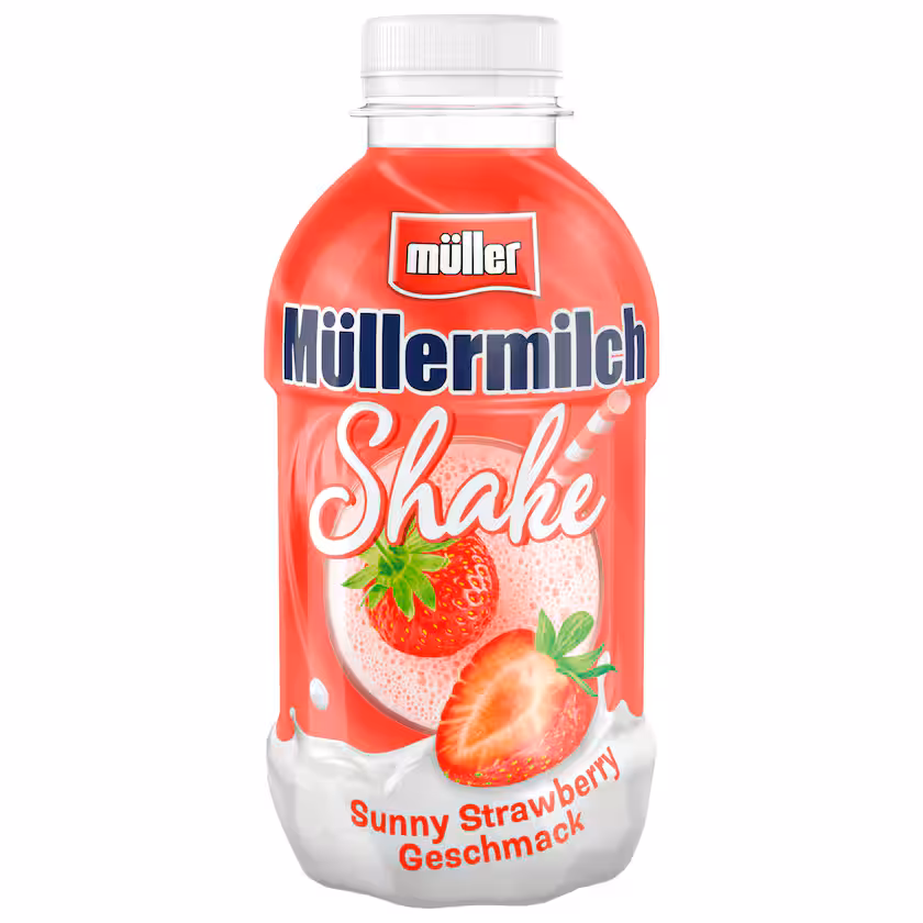 Müller Müllermilch Shake Sunny Strawberry 400ml EINWEG