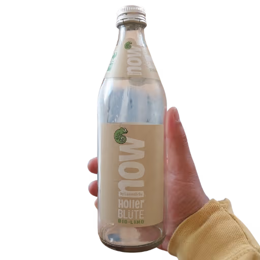 Now Bio-Limo Holler Blüte 0,5l MEHRWEG