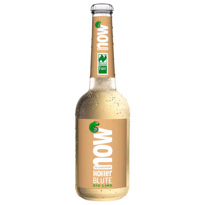 Now Bio-Limo Holler Blüte 0,33l MEHRWEG