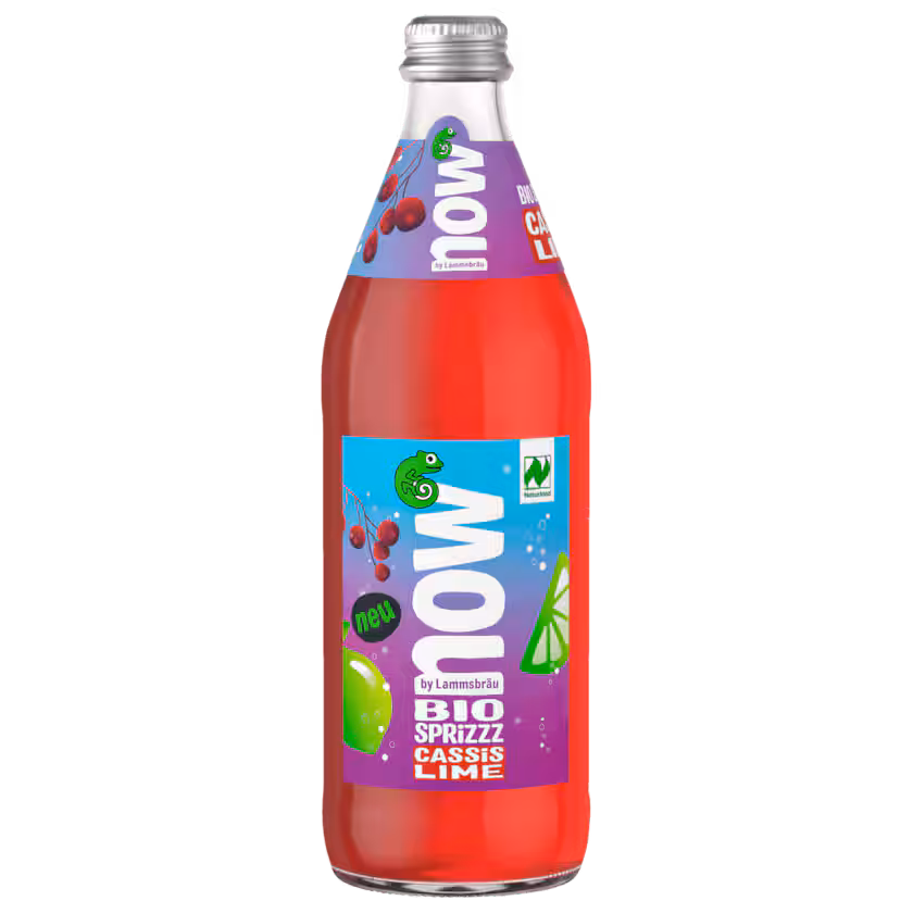 Now Bio Sprizz Cassis Lime 0,5l EINWEG