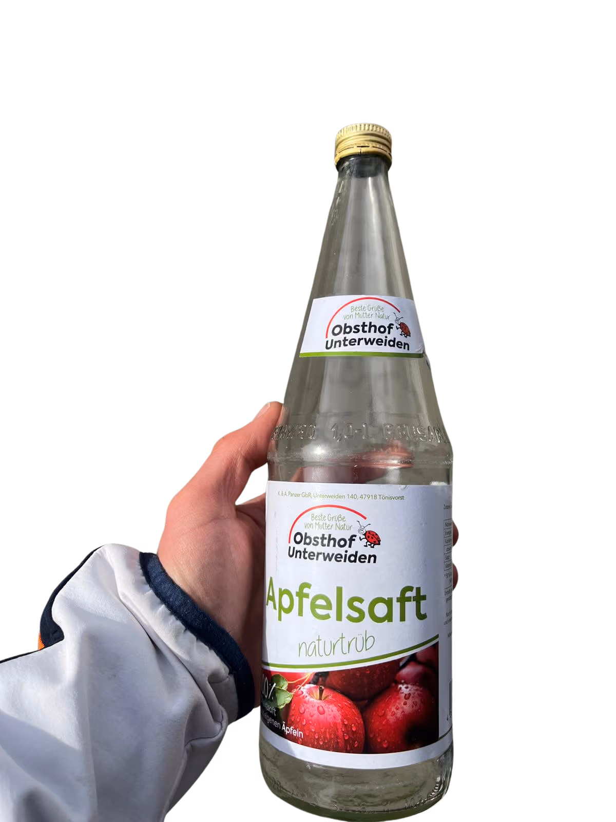 Obsthof Unterweiden Apfelsaft naturtrüb