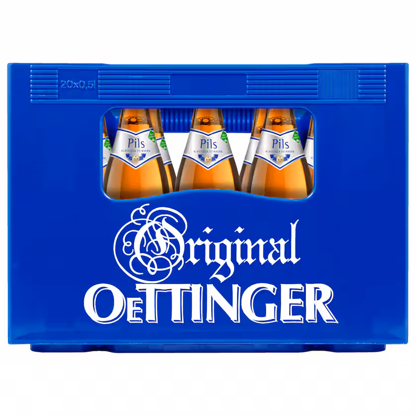 Original Oettinger Pils 20×0,5l MEHRWEG