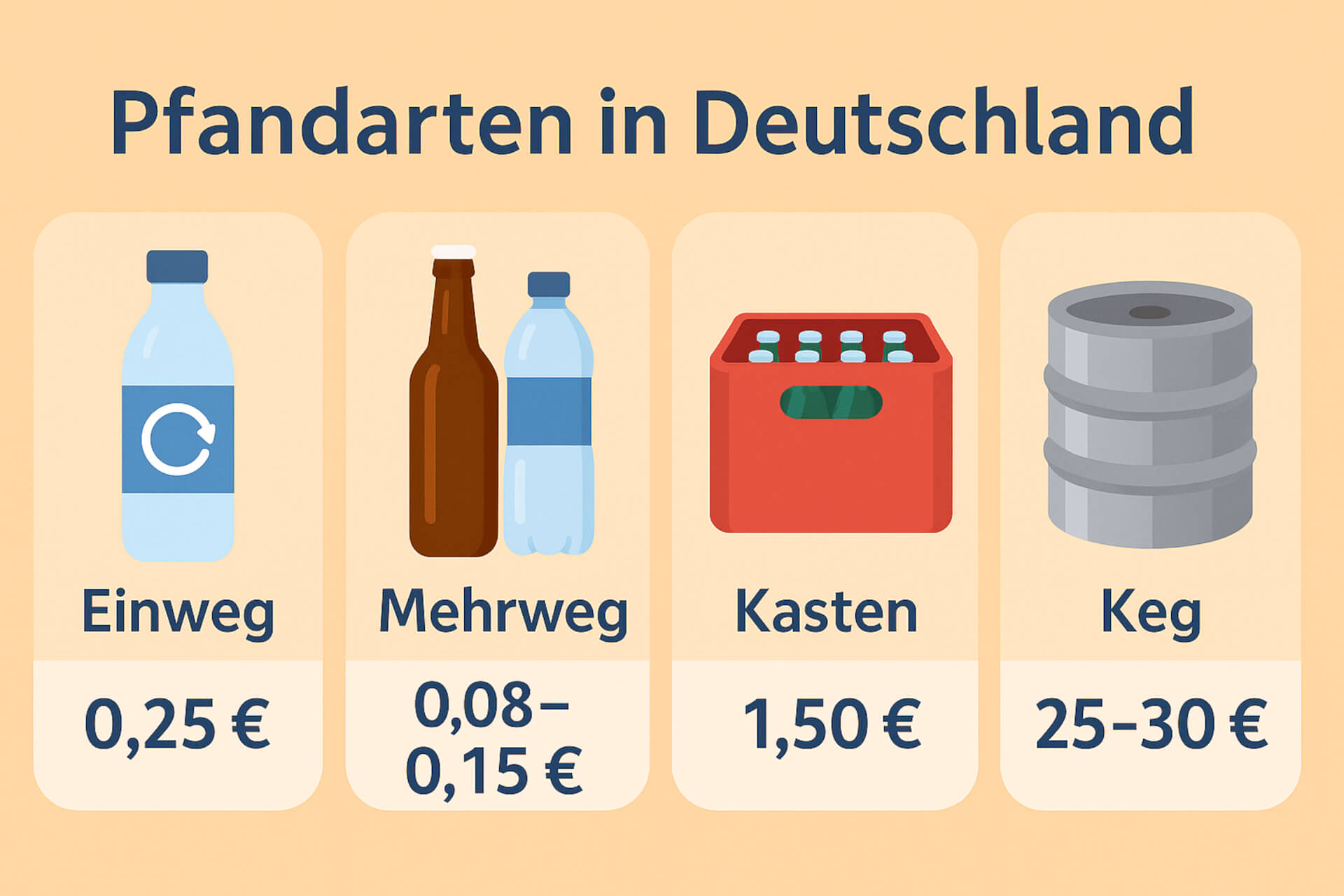 Pfandarten in Deutschland