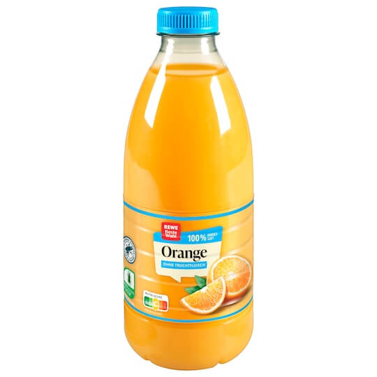 REWE Beste Wahl Orangensaft ohne Fruchtfleisch 1l EINWEG