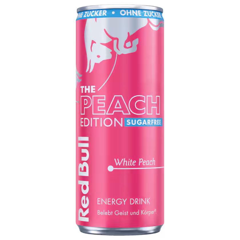 Red Bull Energy Drink White Peach Sugarfree 0,25l EINWEG