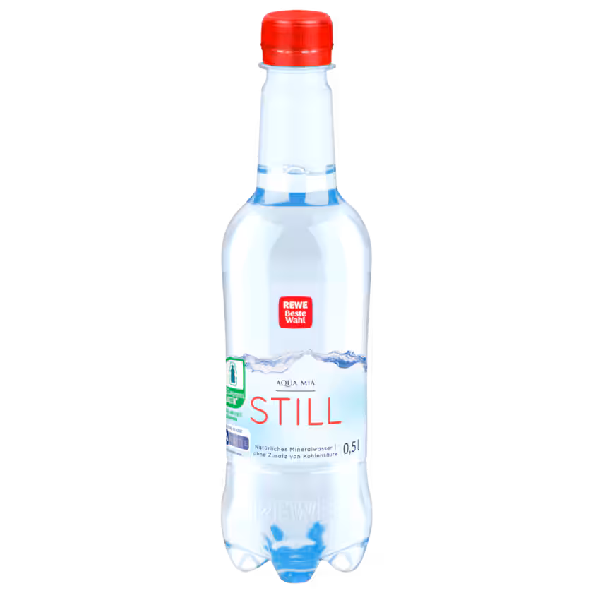 Rewe beste Wahl Aqua Mia Still 0,5l EINWEG