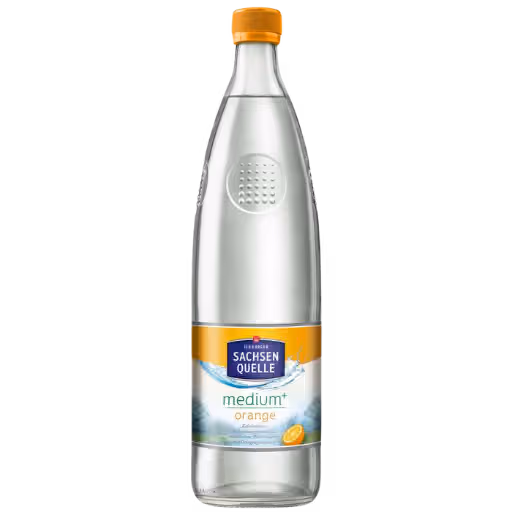 Ileburger Sachsenquelle medium Orange 0,75l MEHRWEG