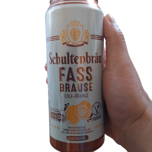 Schultenbräu Fassbrause Cola-Orange 0,5 L EINWEG