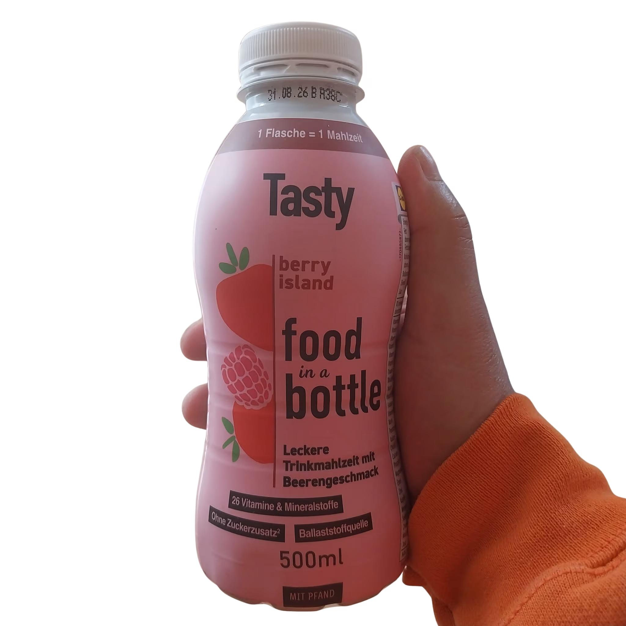 Tasty food in a bottle berry island 0,5l EINWEG
