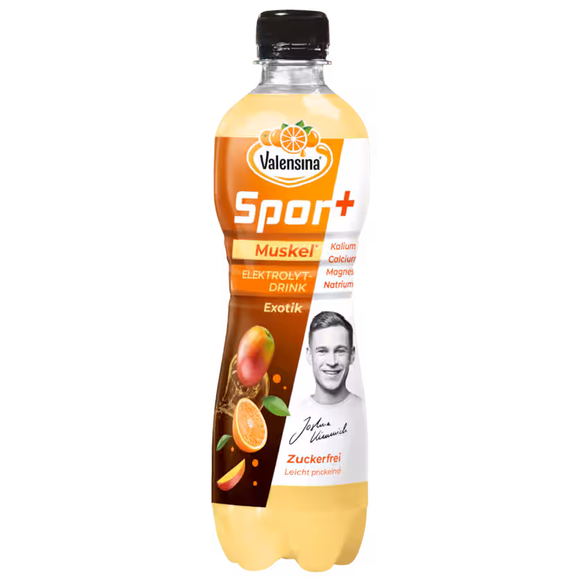 Valensina Sport+ Muskel Elektrolyt-Drink Exotik 0,5l EINWEG