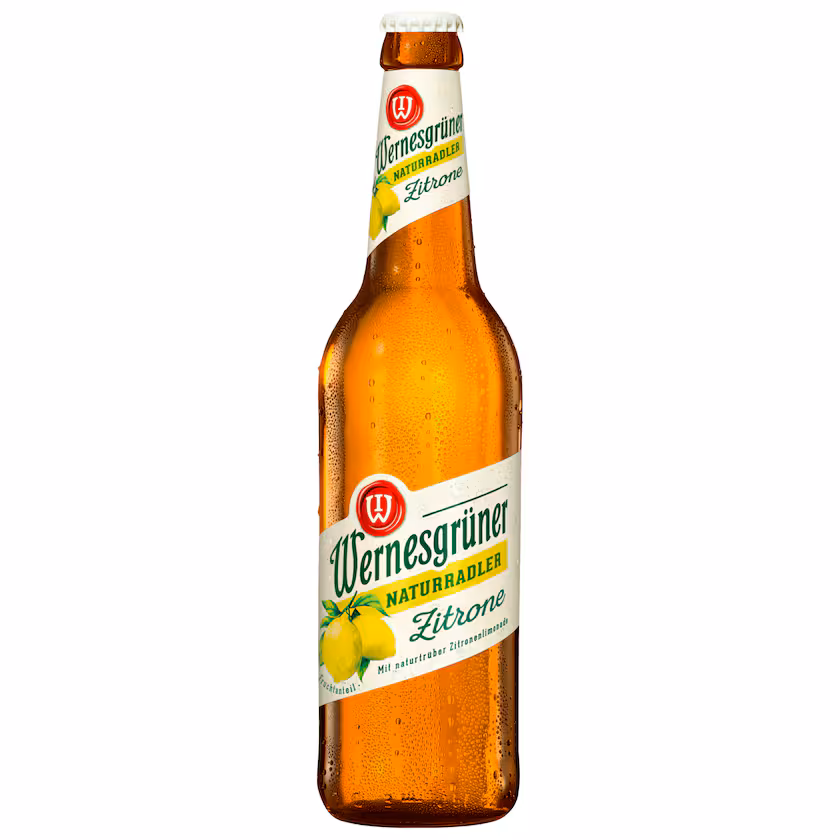 Wernesgrüner Naturradler Zitrone 0,5l MEHRWEG