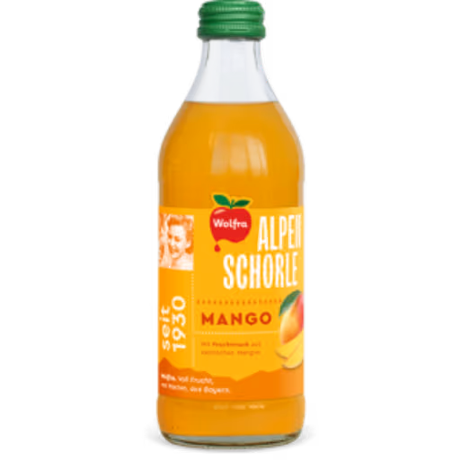 Wolfra Schorle Mango 0,33l MEHRWEG