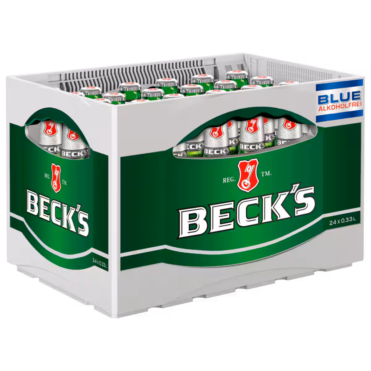 Beck’s Blue Lemon alkoholfrei 24×0,33l MEHRWEG