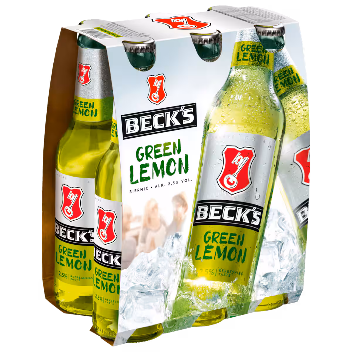 Beck’s Green Lemon 6×0,33l MEHRWEG