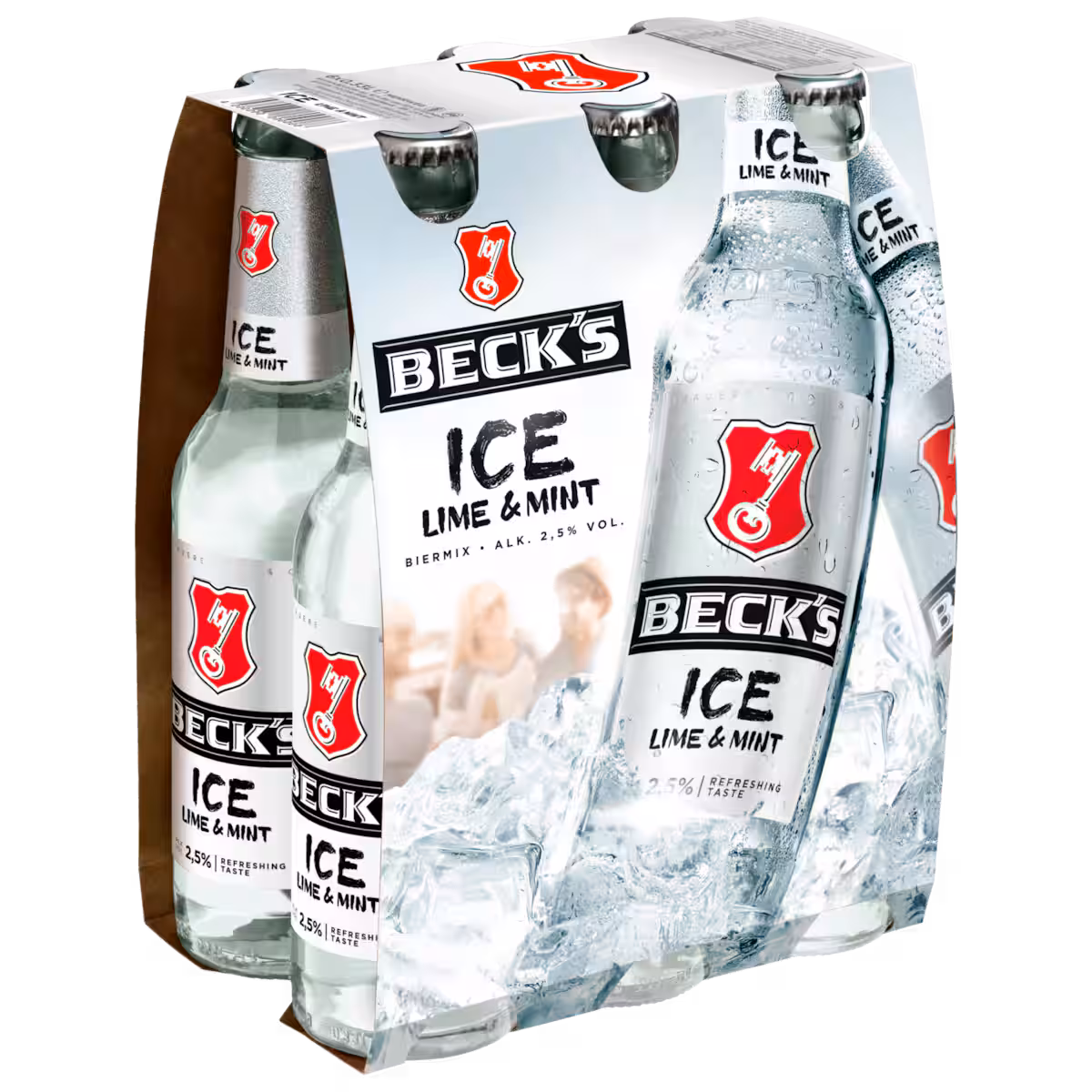 Beck’s Ice Lime & Mint 6×0,33l MEHRWEG