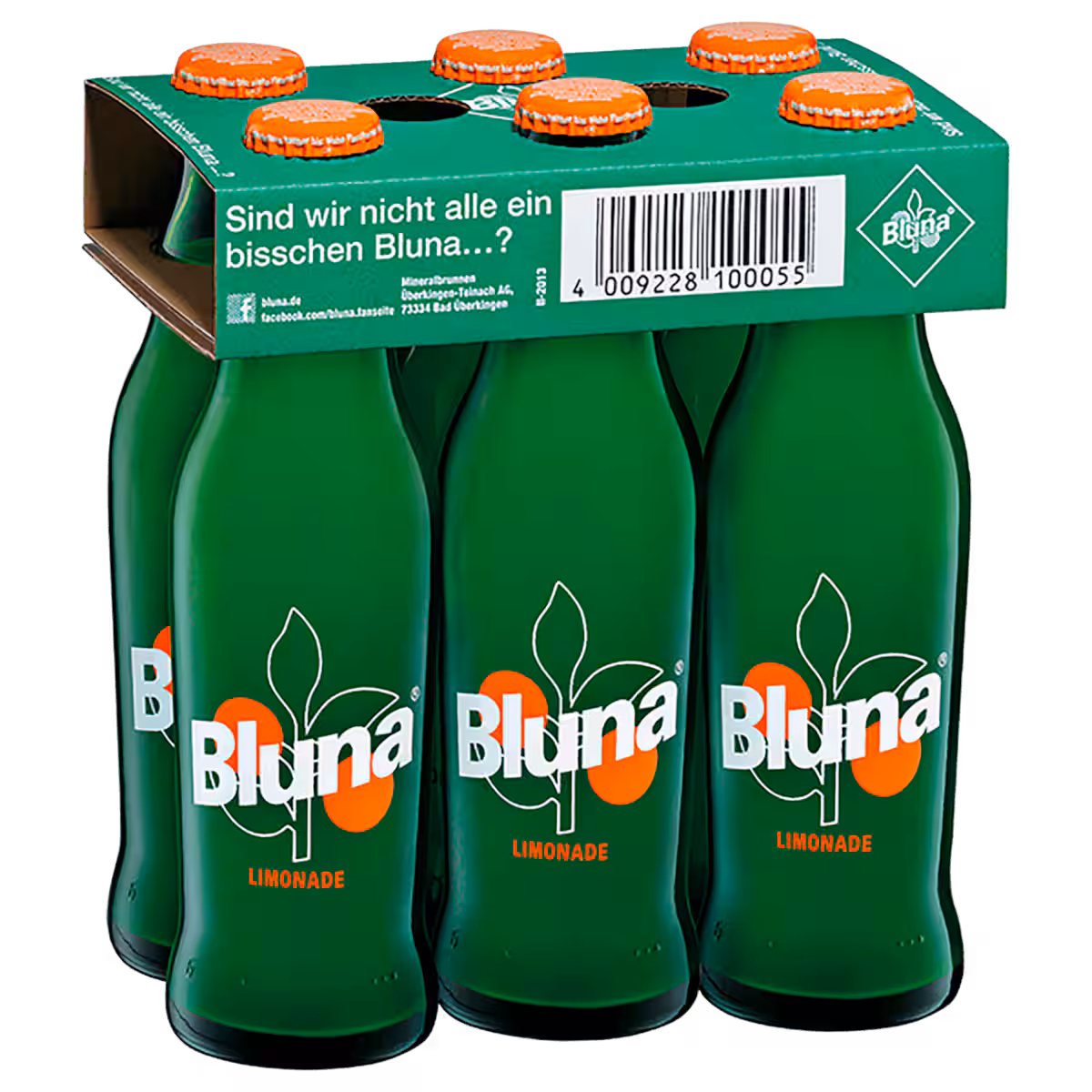 Bluna Limonade Orange 6×0,33l MEHRWEG