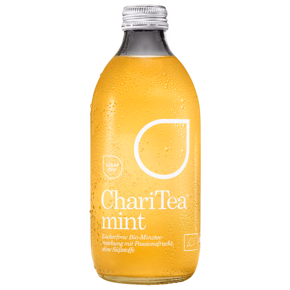 ChariTea Bio Fairtrade Eistee Mint Sugarfree 0,33l MEHRWEG