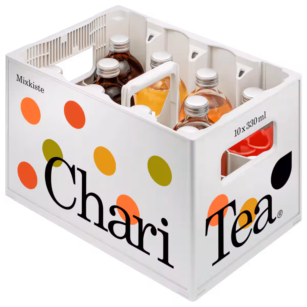 ChariTea Bio Mixkiste 10×0,33l MEHRWEG