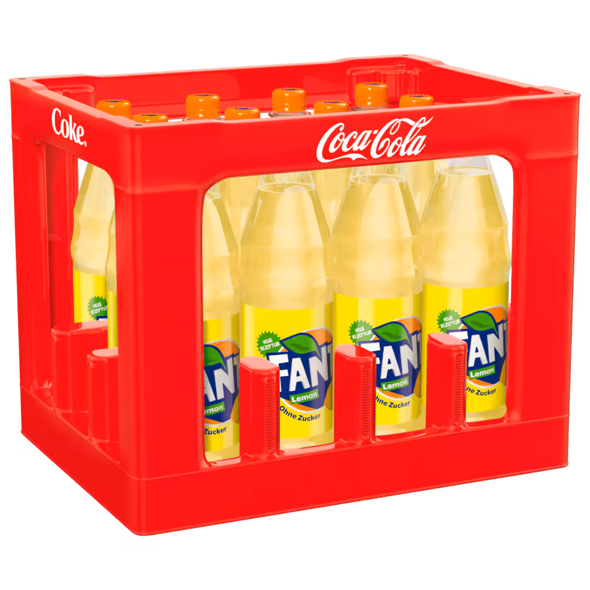 Fanta Lemon ohne Zucker 12x1l MEHRWEG