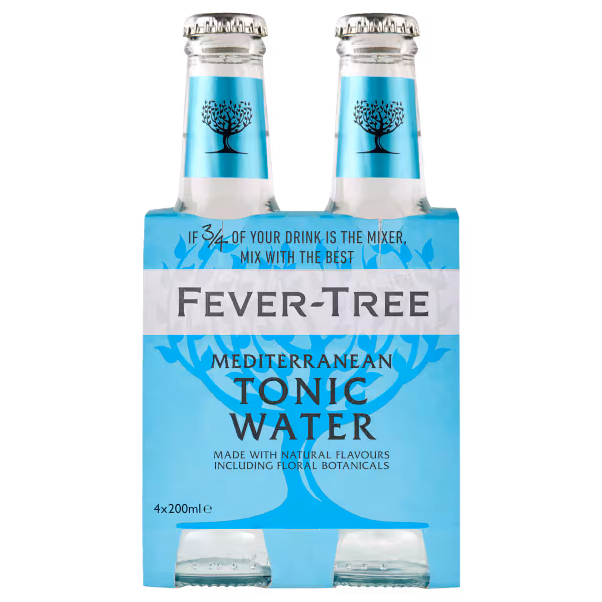 Fever-Tree Mediterranean Tonic Water 4×0,2l MEHRWEG