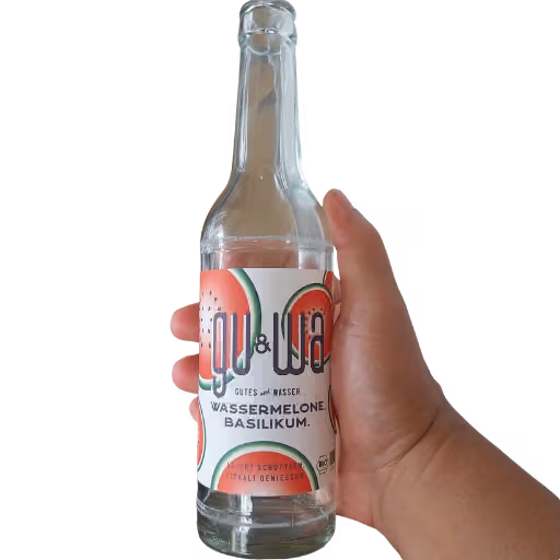 gu&wa Wassermelone Basilikum 0,33l MEHRWEG