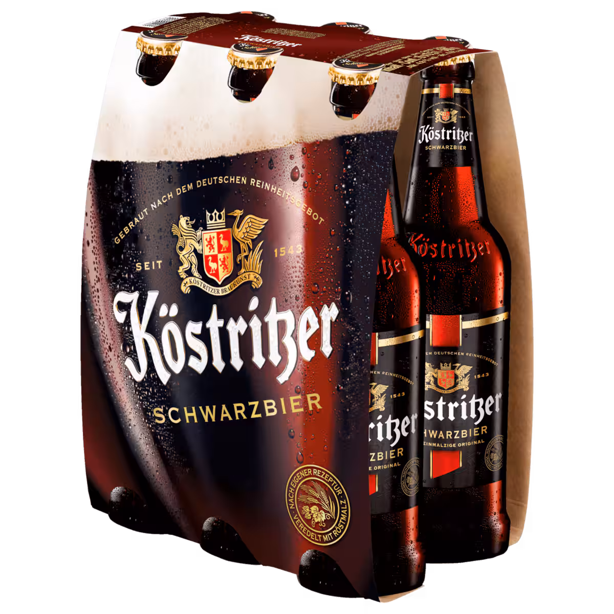 Köstritzer Schwarzbier 6×0,33l MEHRWEG