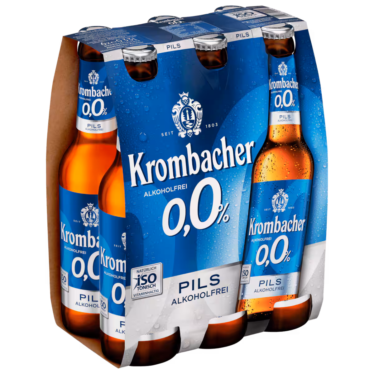 Krombacher Pils 0,0% alkoholfrei 6×0,33l