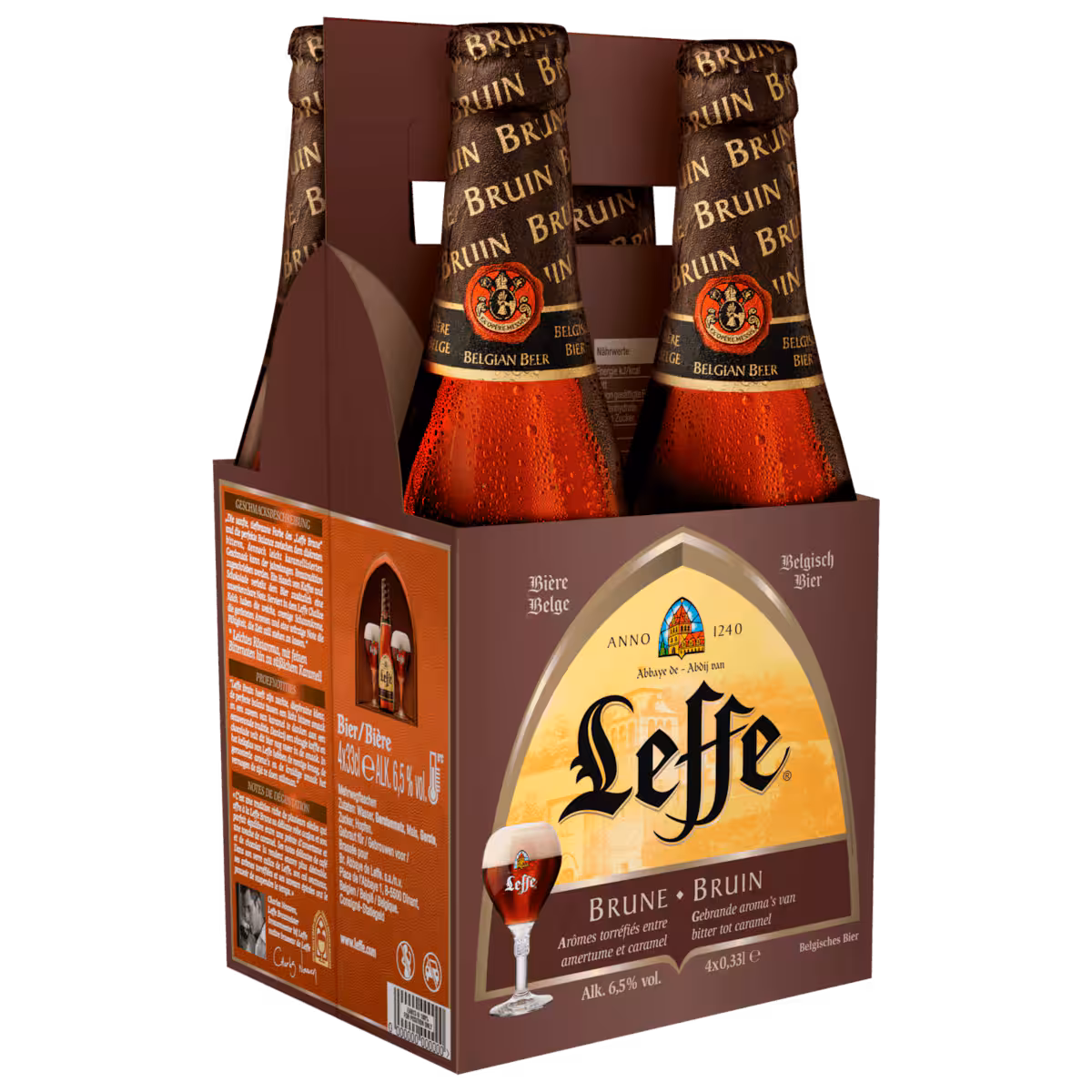Leffe Brune 4×0,33l MEHRWEG