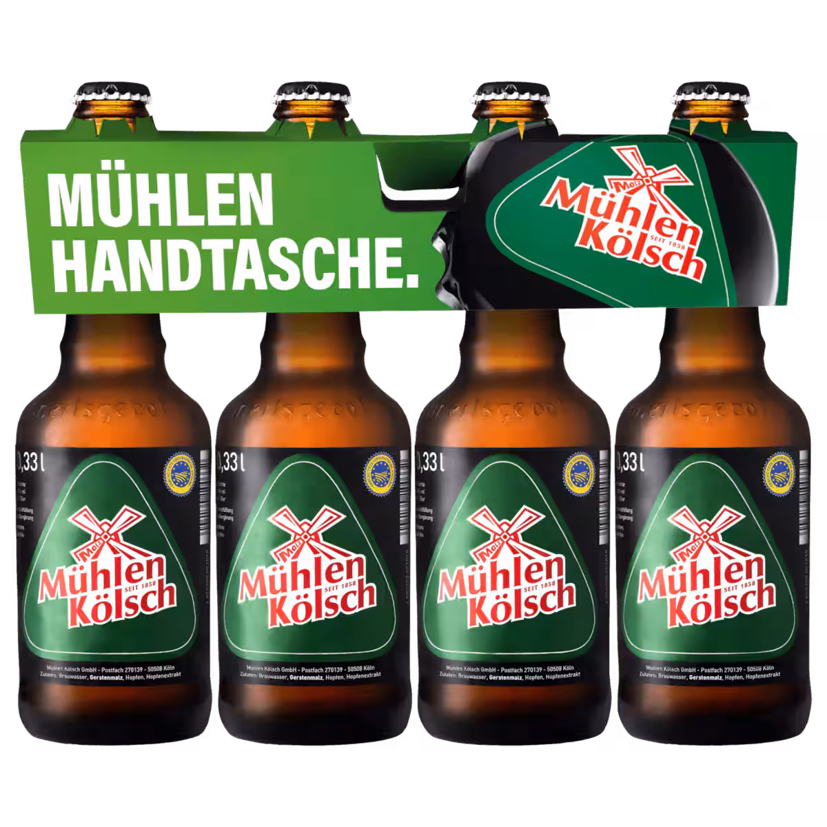 Mühlen Kölsch 4×0,33l MEHRWEG