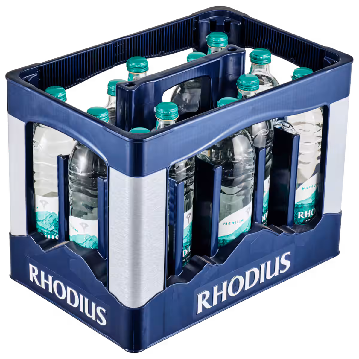 Rhodius Mineralwasser Medium 12×0,75l MEHRWEG