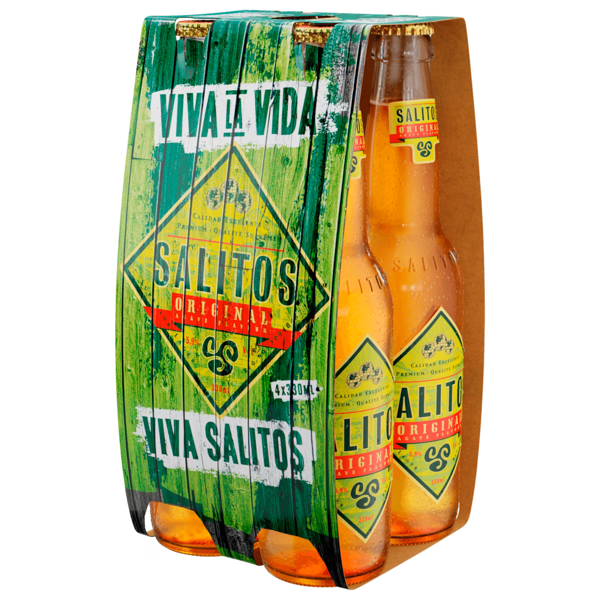 Salitos Tequila 4×0,33l MEHRWEG