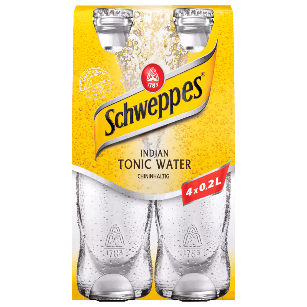 Schweppes Indian Tonic Water 4×0,2l MEHRWEG